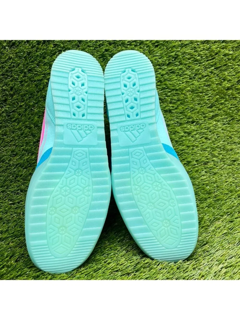 Adidas F50 Freestyle Messi Mens Size 10 Blue Pink Running Indoor Soccer Shoes